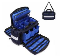 Be-Better Medical Bag Empty Professional EMT Trauma Bag First Aid Kit Bag, Medic Storage Bag for Home, Car, Camping, Travel, Sports,Blue（Bag Only）