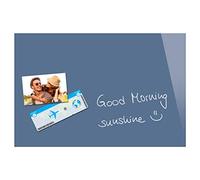 Be!Board B1207 Magnetic Glass Board / Magnetic PinBoard / WhiteBoard / Dry Wipe Board, 60 x 40 cm, Blue