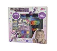Be Bold Magical Unicorn Bracelet Making Kit with Storage Case, 1600+ Assorted Beads, 3 Charms, 10 Coloured Threads, Ages 6+, Design 20+ Bracelets