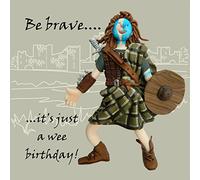 Be Brave Funny Olde Worlde Birthday Card Erica Sturla Greeting Cards