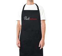Be Buz Custom Personalized Apron for Men and Women - Chef BBQ Grill Apron with Name - Funny Father's Day Gift for Dad, Birthday, Christmas