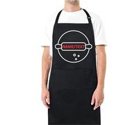 Be Buz Customise Any Text Any Photo Any Colour Printed Apron For Kitchen BBQ grill chef Aprons for Men Women Create Personalised Apron with Pockets Custom Apron gift for Him Her (Design 9)