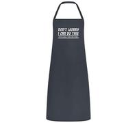 Be Buz Don't Worry I Can do this I watched A YouTube Video Unisex Multicolor Apron Waiter Waitress Gift for her him Weddings BBQs Cooking (Charcoal)