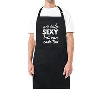 Be Buz Not Only Sexy But Can Cook Too Funny Aprons for men Printed Apron Gift for Her Chef Apron Kitchen Apron BBQ Apron Gift Baking Apron Father Day Gift