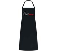 Be Buz Personalised Chef Apron Custom Printed Multicolor Kitchen Apron with Name Cooking Apron for Men and Women Gift for Chef Home Cook Birthday (Black)
