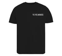 Be Buz Roman Numeral Date T-Shirt Custom Wedding Anniversary Tee Personalized Gift for Him, Her, Husband, Wife Matching Couple Shirt, Date Keepsake (UK, Alpha, XL, Regular, Regular, Black)