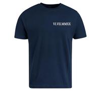 Be Buz Roman Numeral Date T-Shirt Custom Wedding Anniversary Tee Personalized Gift for Him, Her, Husband, Wife Matching Couple Shirt, Date Keepsake (UK, Alpha, L, Regular, Regular, Navy Blue)