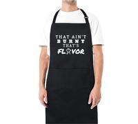 Be Buz That Ain't Burnt That's Flavor Funny Aprons for men Printed Apron Gift for Her Chef Apron Kitchen Apron BBQ Apron Gift Baking Apron Father Day Gift