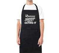 Be Buz Whatever Happens We're Eating It Funny Aprons for men Printed Apron Gift for Her Chef Apron Kitchen Apron BBQ Apron Gift Baking Apron Father Day Gift