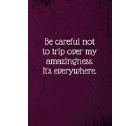 Be careful not to trip over my amazingness. It's everywhere.: Coworker Notebook (Funny Office Journals)- Lined Blank Notebook Journal