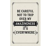 Be Careful Not To Trip Over My Amazingness. It's Everywhere.: Lined Notebook