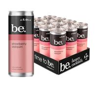 be Cocktails. Strawberry Daiquiri Cocktail Cans 12 x 200ml - 8.4% ABV, Pre-Mixed, Bar Quality, Ready to Drink Cocktails, Luxury Drinks