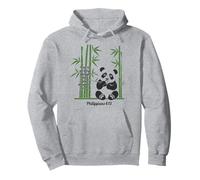 Be Cool Eat Plants Panda Bamboo Theme Pullover Hoodie