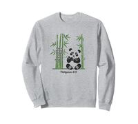Be Cool Eat Plants Panda Bamboo Theme Sweatshirt