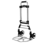 BE COOL Foldable Aluminium Sack Truck, Sack Sledge - Load Capacity up to 80 kg, Heavy Duty, Height Adjustable, Handy and Portable