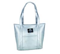 Be Cool Shopper Bag-Silver, Small, PVC film