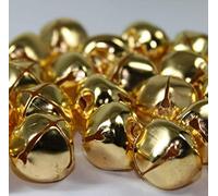 Be-Creative Christmas Crafts Morris Dancing 25 Jingle Bells - 20mm (Gold)