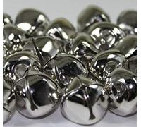 Be-Creative Christmas Crafts Morris Dancing 25 Jingle Bells - 25mm (Silver Patina)