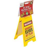 Be-Creative Christmas Decoration Accessories Props Put On The Shelf Ideas Kit (Elf Warning Sign Random Choice)