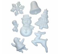 Be Creative Christmas Polystyrene Shapes Pack of 7