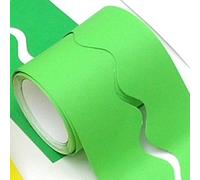Be Creative Scallop Edge Smooth Border Roll 15m Apple Green