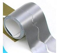 Be Creative Scallop Edge Smooth Border Roll 15m Metallic Silver