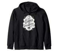 Be Curious Not Judgemental Motivation Inspirational Zip Hoodie