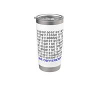 Be Different Binary Code Design | Nerd Coding Programmer IT Stainless Steel Insulated Tumbler