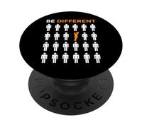 Be Different Cymbals Drummer Percussion Player PopSockets Adhesive PopGrip