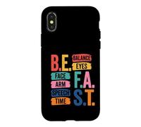 BE FAST Stroke Awareness ICU Nurse Neurologist Case for iPhone X/XS