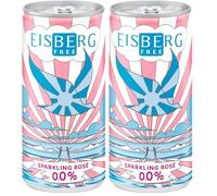 BE FREE by Eisberg Alcohol Free Wine Sparkling Rose 0.0% (Pack of 2)