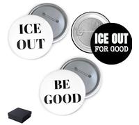 Be Good Pin Buttons Justice, Protest ICE Violence Pins Button, ICE Out for Good, Abolish Ic-e Pin Button Justice, Supports Kindness and Positive Mental Health, Inspirational (MIX)