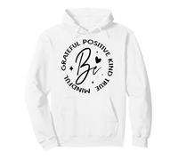 Be grateful positive true mindful inspirational motivation Pullover Hoodie