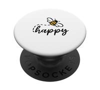 Be Happy Be Kind - Bee Happy, Inspirational, Motivational PopSockets Adhesive PopGrip