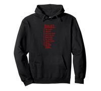 Be Here Now Rules for Life Positive Mindful Living Guide Pullover Hoodie