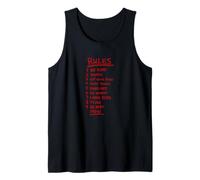Be Here Now Rules for Life Positive Mindful Living Guide Tank Top