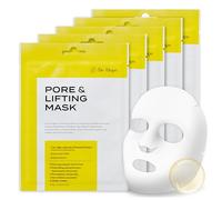 BE-HOPE Luxury Vegan Cloth Mask, Pack of 5, Pore Lift Face Mask, Lifting Effect, Anti-Wrinkle, Radiant Complexion, for All Skin Types