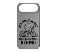 Be Humble Be Kind Leave Your Worries Behind Retro Frog Case for iPhone Air