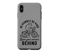 Be Humble Be Kind Leave Your Worries Behind Retro Frog Case for iPhone XS Max