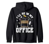 Be In My Office Sewing Quilting Seamstress Sewing Machine Zip Hoodie