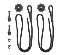 Be In Your Mind 1 Pair Car Parcel Shelf Cords Rear Parcel Shelf Strings with Clip Holders Compatible with Audi A3 Q2 Q3 Q5, OEM 1K6863447A/1M6867574A