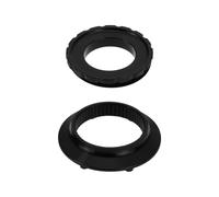 Be In Your Mind 1 Set Bike 6-Bolt To Centerlock Disc Brake Adapter Compatible with DT Swiss QR Thru-Axle Hubs Bicycle Hub Centerlock Black