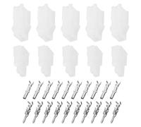 Be In Your Mind 10 Sets Molex Connector Lot 4.2mm 2Pin Connector Plug 5557 5559 for Lighting Toys Digital Communications