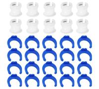Be In Your Mind 10 Sets Tube Coupling Collet Clamp Clip Kit for 3D Printer Extruder Hotend Accessories Compatible with Ultimaker 2 Um Fixed Diameter 6mm Pipe