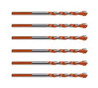 Be In Your Mind 10pcs 6mm Tile Drill Bits Carbide Twist Drill Bit Tip Multi-function for Tile Ceramic Concrete Marble Brick Glass Plastic Wood