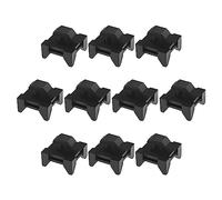 Be In Your Mind 10Pcs Cable Holder Groove Clips Wire Clips Holders Fit for European Standard 4040 Aluminum Profiles Cable Duct Installation Blocks Black 13x7.5mm
