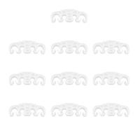 Be In Your Mind 10x Plastic Fuel Line Chassis Clips 50x12.8x16.5mm 191201449 Compatible with VW Caddy 1989-92, White