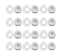 Be In Your Mind 12 Sets Socket Plate Compatible with Lift The Dot Snap Fastener Accessories for Tent Buckle Luggage Handbag Boat Marine Cover Fastening 22.5x20 mm