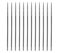 Be In Your Mind 12Pcs Round Chainsaw File Steel Chain Saw File Sharpener Accessories for 0.325 Medium Saws Chainsaw Sharpening File 4.8mmx200mm Silver