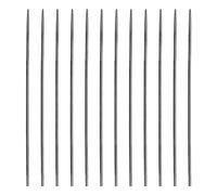 Be In Your Mind 12Pcs Round Chainsaw File Steel Chain Saw File Sharpener Accessories for Chain Pitch 3/8 Chainsaw Sharpening File 4.0mmx200mm Silver